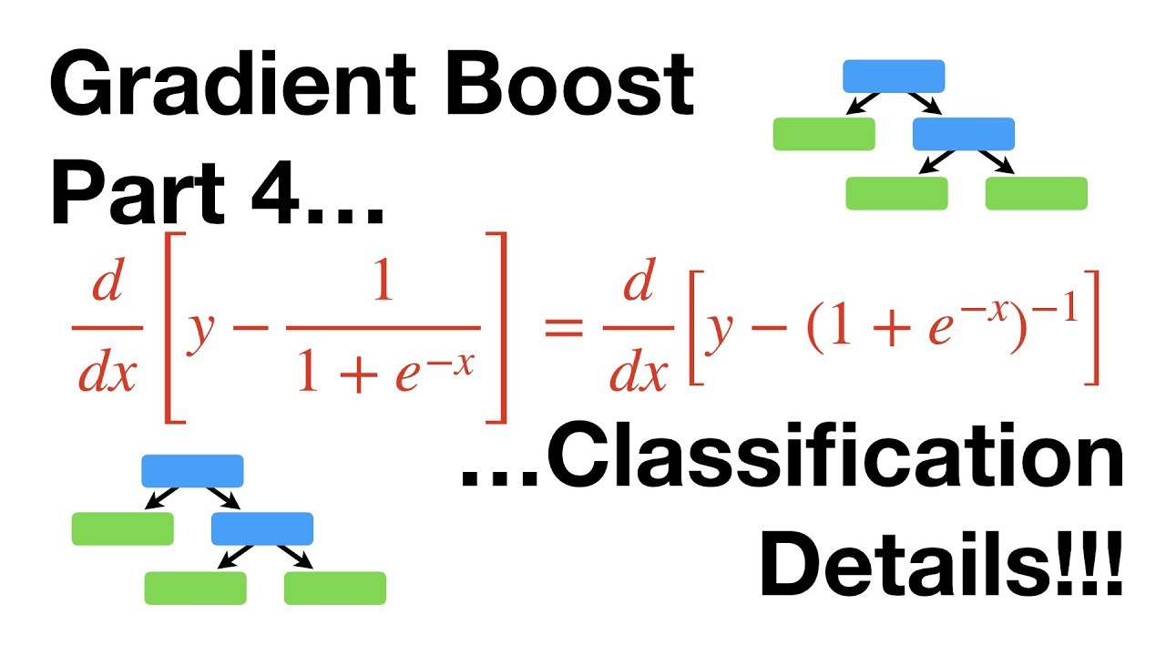 Gradient Boost Part 4 (of 4): Classification Details