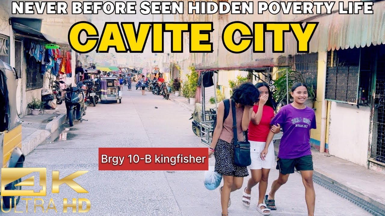 Never Before Seen Footage of Hidden Poverty Life in Cavite City Philippines [4K]