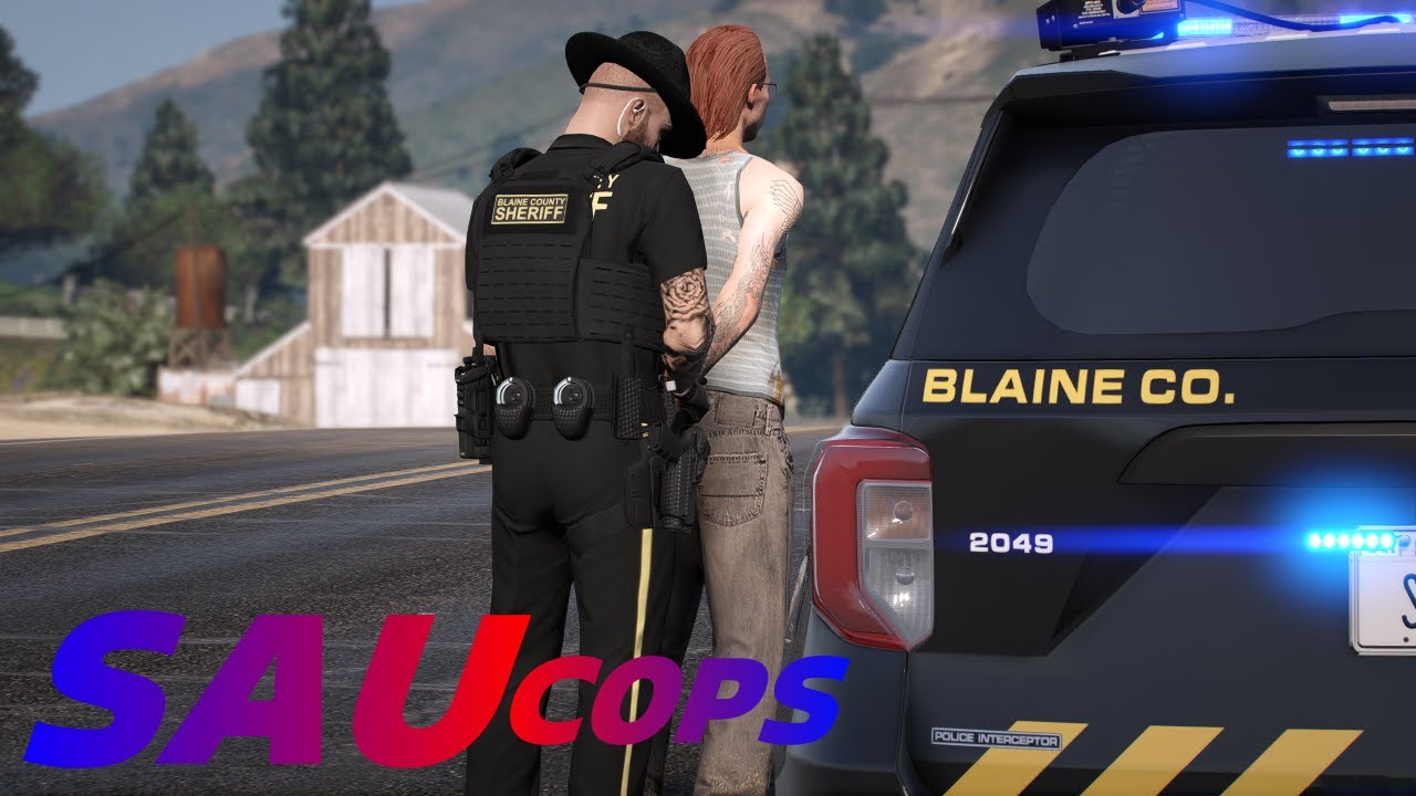 Stop Sign Violation Turns To Felony |GTARP| SAU#4