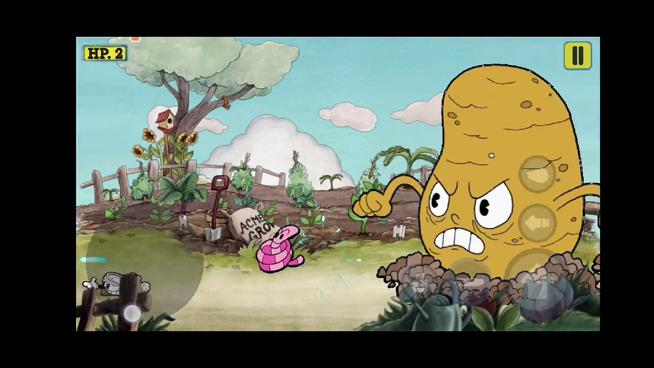 jugando cuphead Mobile
