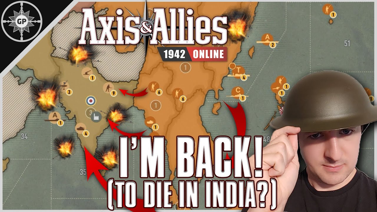 BACK IN ACTION! | Axis & Allies 1942 Online | Allies Full Match