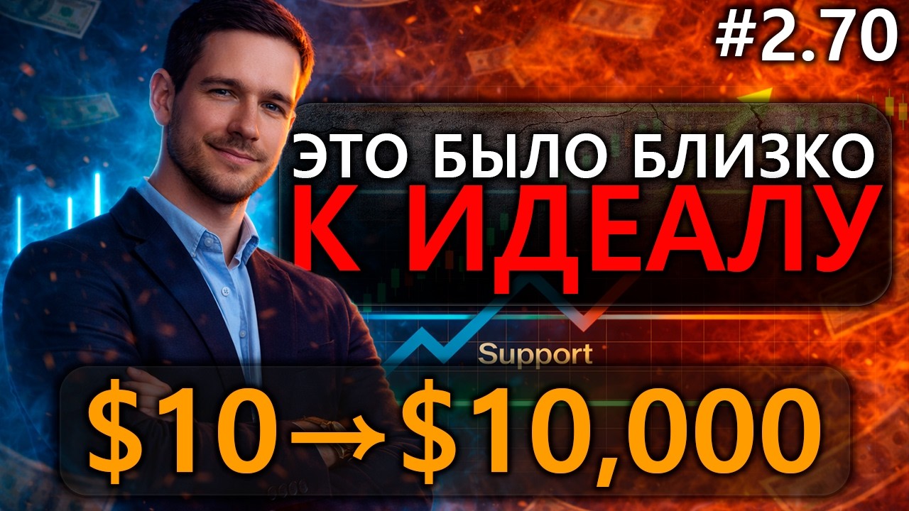 Это было близко к идеалу | Марафон у брокера бинарных опционов Intrade Bar #70