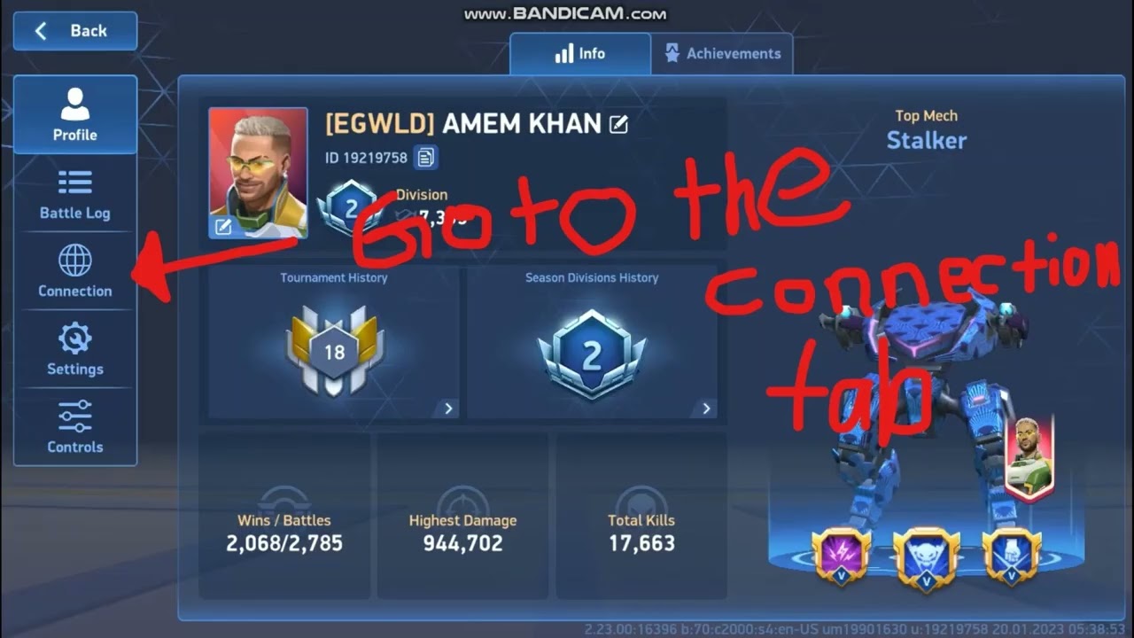 Help with signing into Mech Arena with Plarium ID