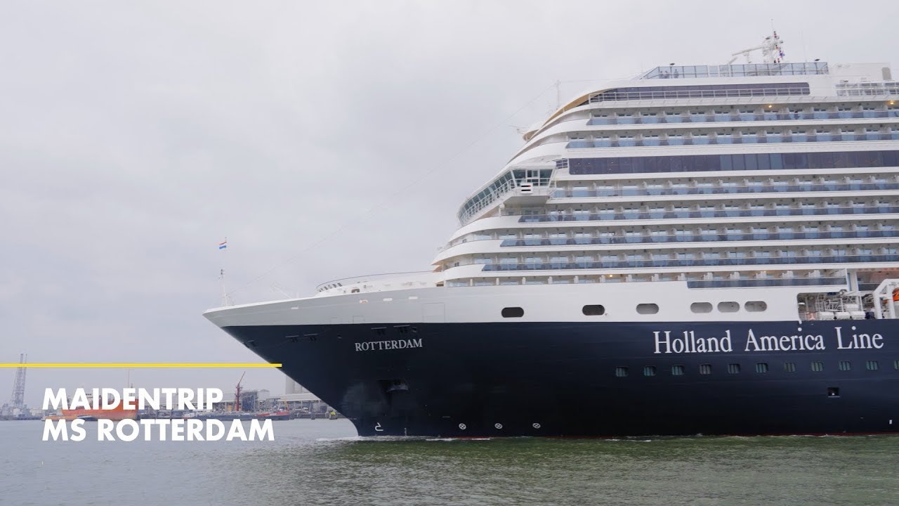 Maidentrip van de MS Rotterdam VII | #PortOfRotterdam