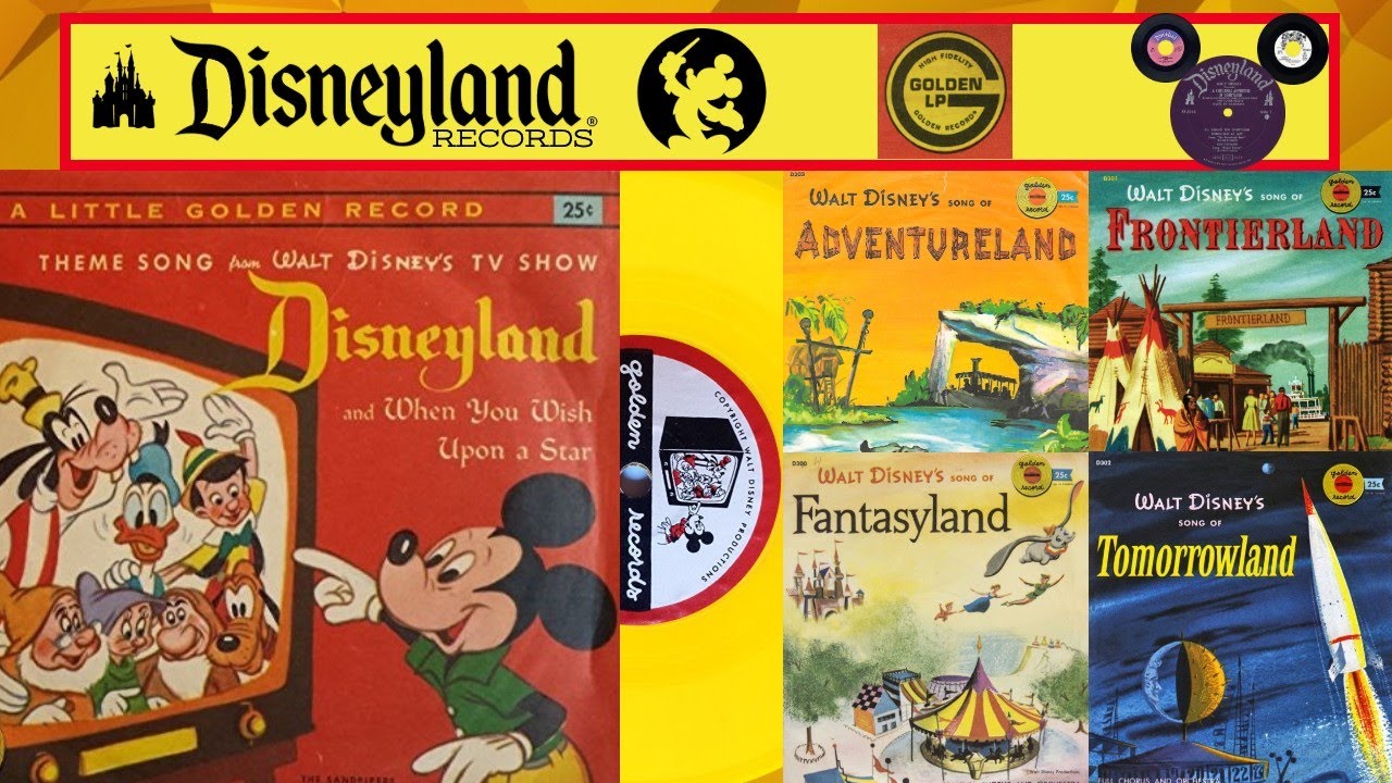 DISNEYLAND on GOLDEN RECORDS Medley   RESTORED VINYL