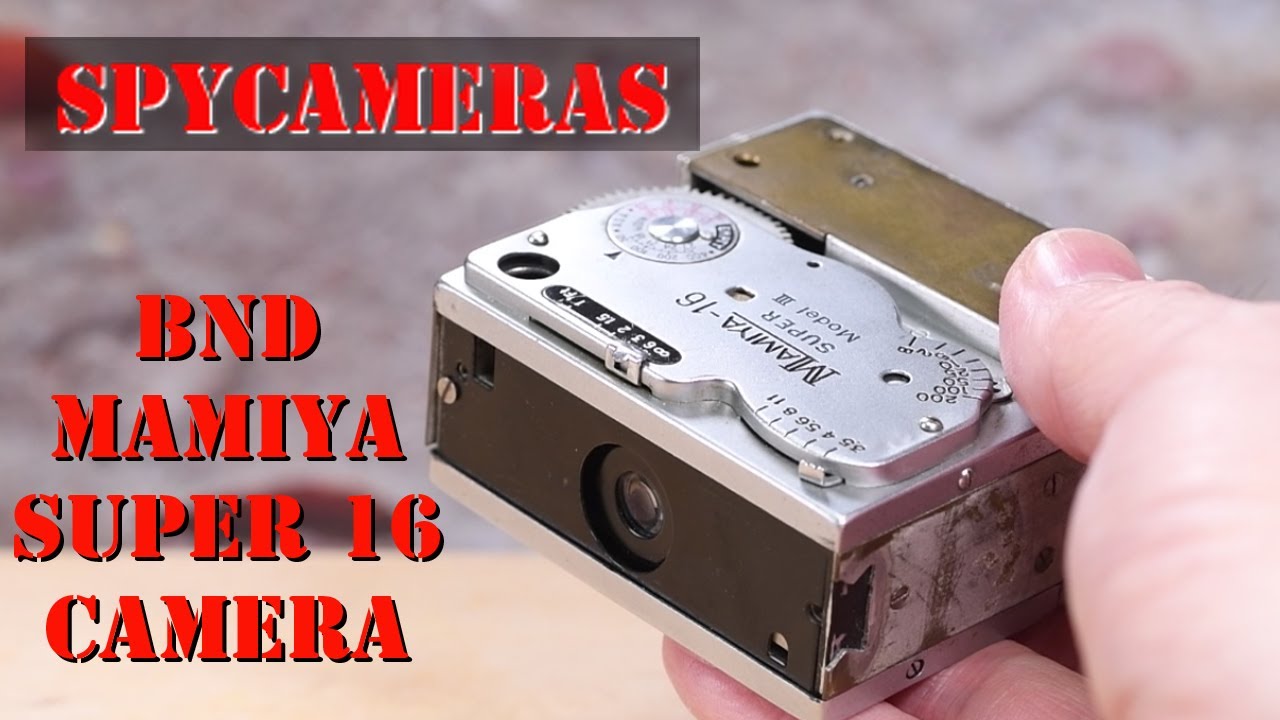 Spycameras: The Mamyia 16 Super. Used By The West German BND?