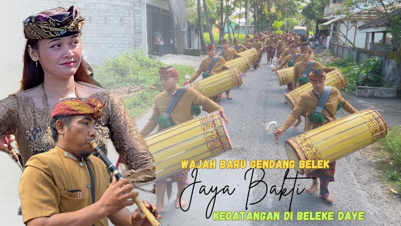 WAJAH BARUNYA GENDANG BELEK JAYA BAKTI TABUH KEDATANGAN DI BELEKE DAYE BARENG JANGGER ANGGIE