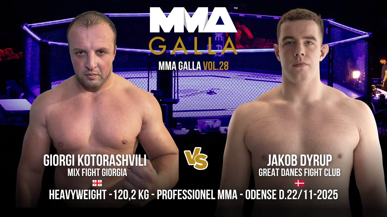 Giorgi Kotorashvili (Mix Fight Giorgia - GE) Vs. Jakob Dyrup (Great Danes Fight Club - DK)
