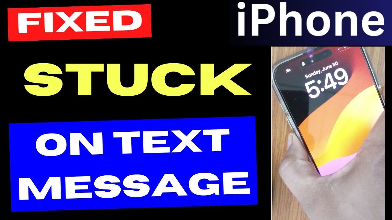 Fix a Stuck iPhone Messages App in 30 Seconds