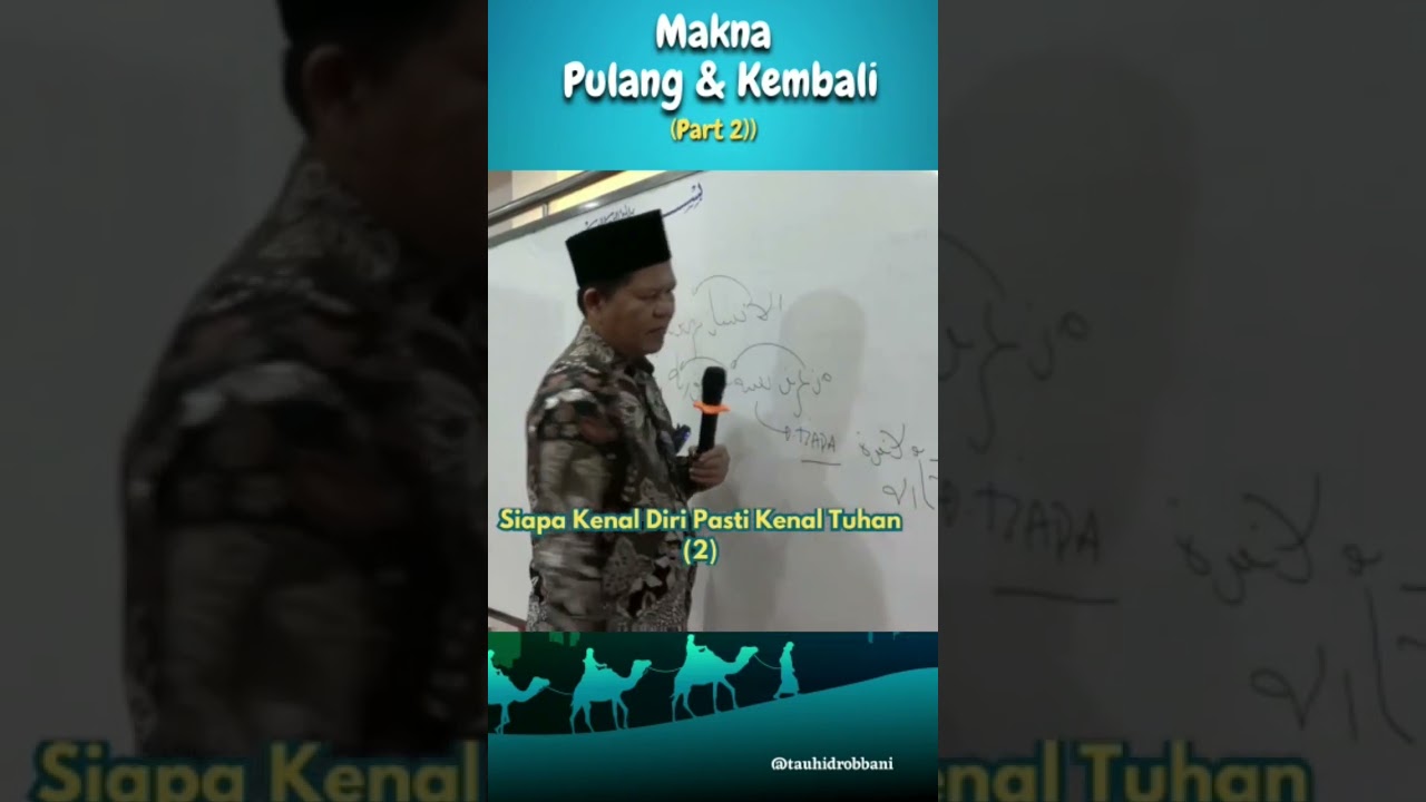 Siapa Kenal Diri Pasti Kenal Tuhan