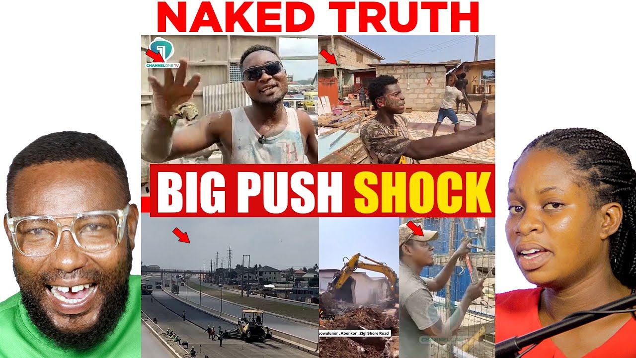 😳SHOCKING! Takoradi residents destroy their shops for Big Push Dualization.