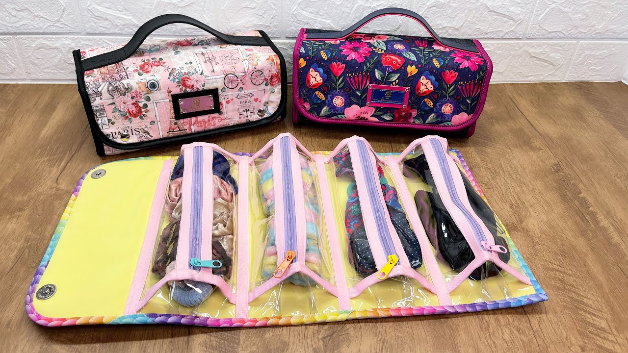 Como fazer NECESSAIRE ROCAMBOLE Hellen & Roseli - Costura Criativa - por @tucaensina