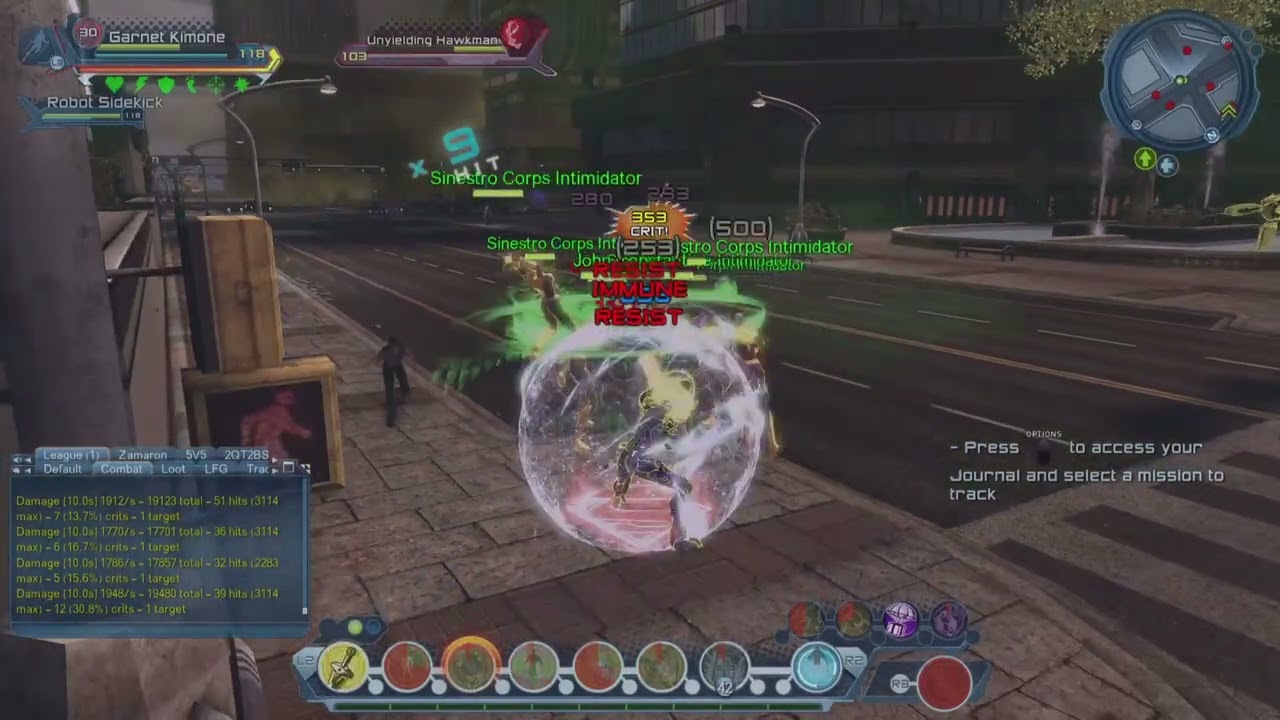 Garnet Kills Unyielding Hawkman: Bounty (Metropolis Battlezone)