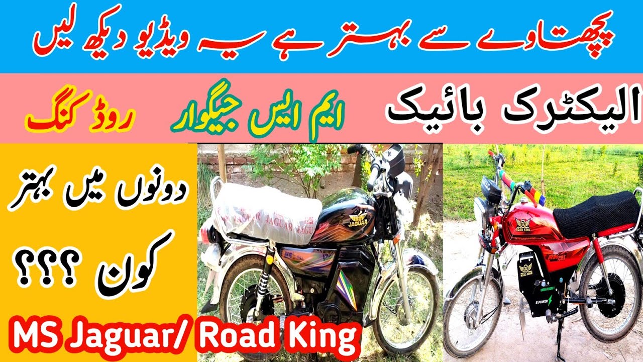 MS Jaguar vs Road King | Electric Bike in Pakistan | Best Electric Bike Price | HS Dreams |