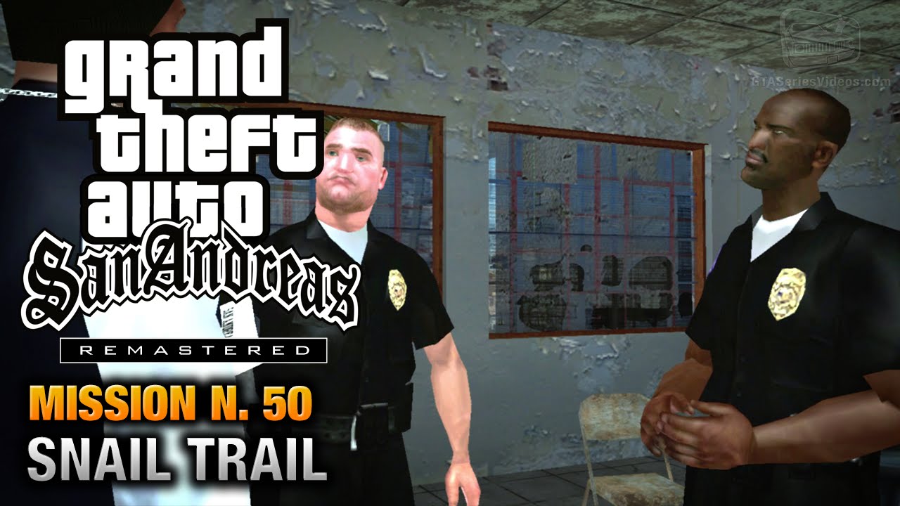 GTA San Andreas Remastered - Mission #50 - Snail Trail (Xbox 360 / PS3)
