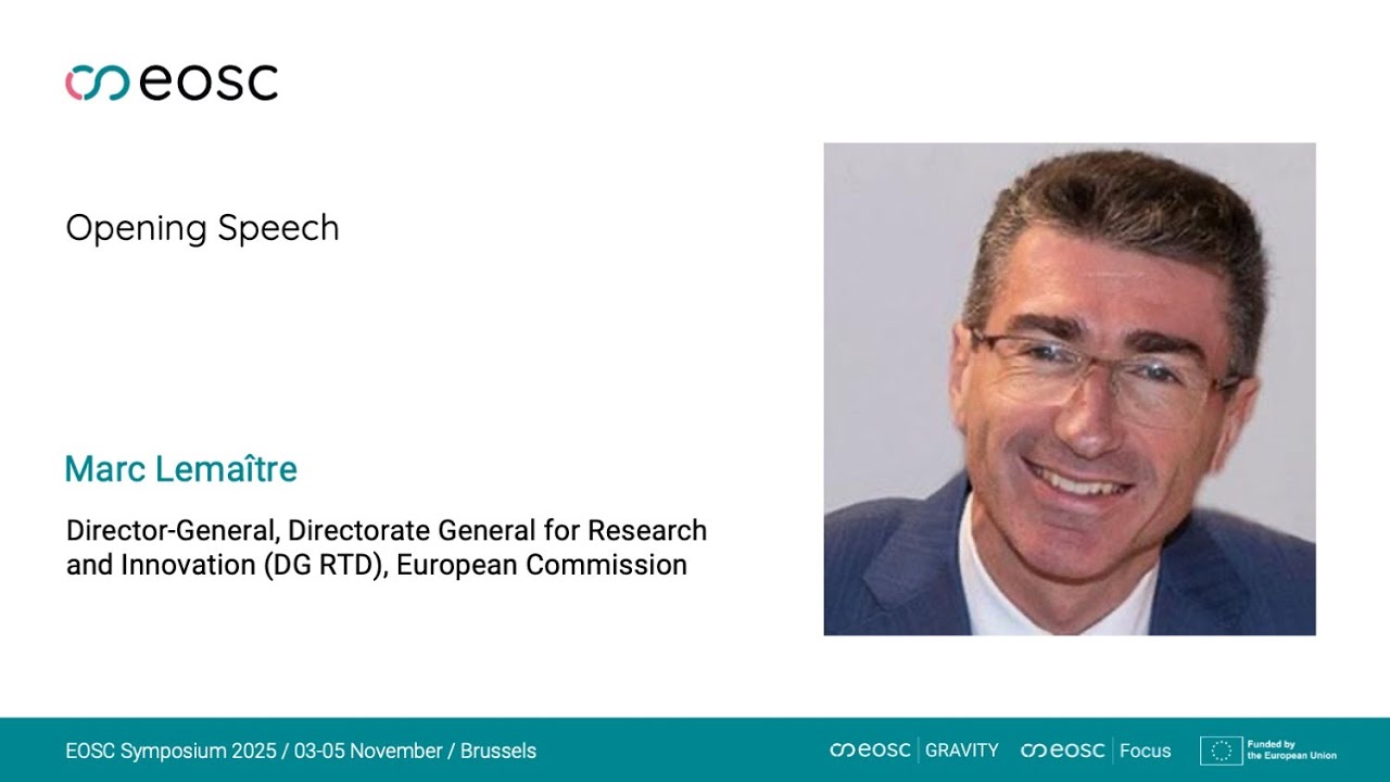 Opening speech by Marc Lemaître, DG RTD