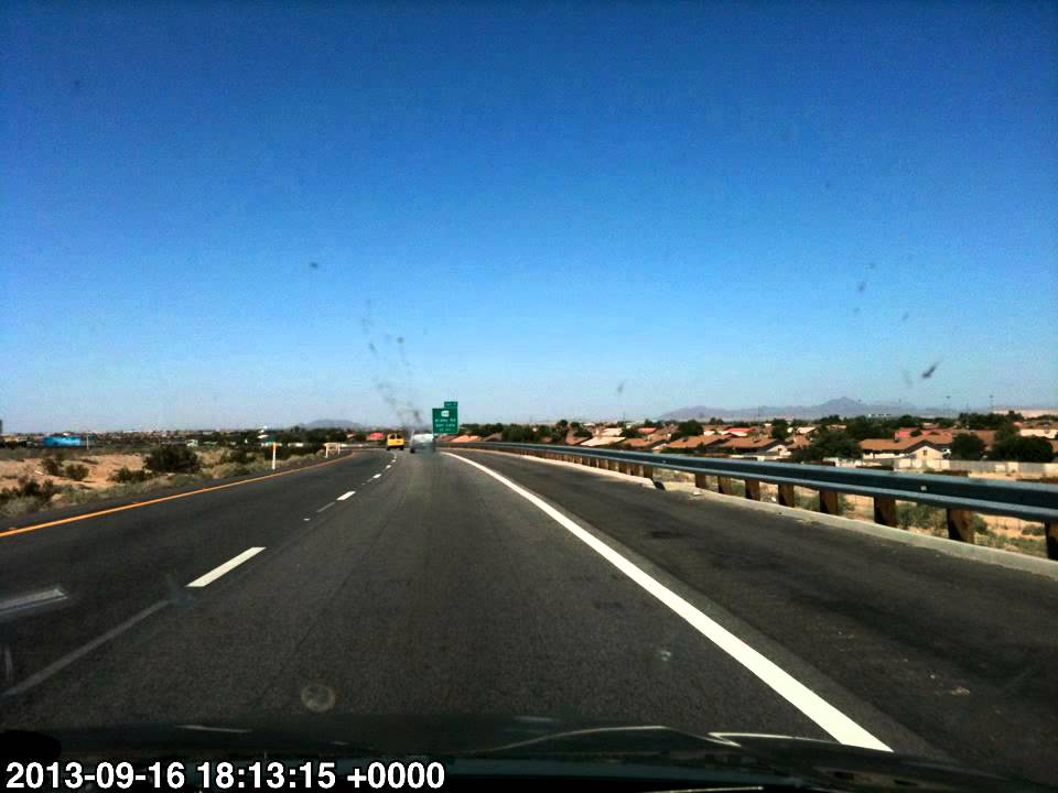 Timelapse Drive Phoenix San Diego Huntington Beach