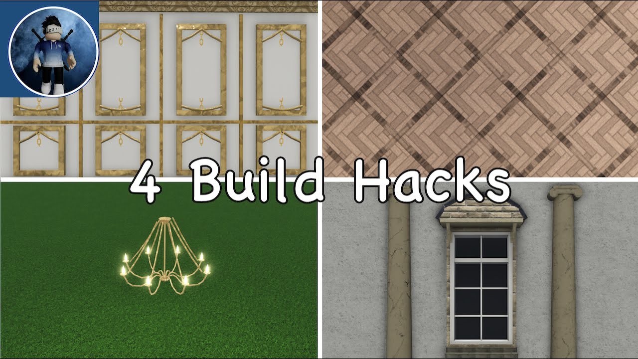4  SIMPLE BAROQUE Build Hacks | Bloxburg