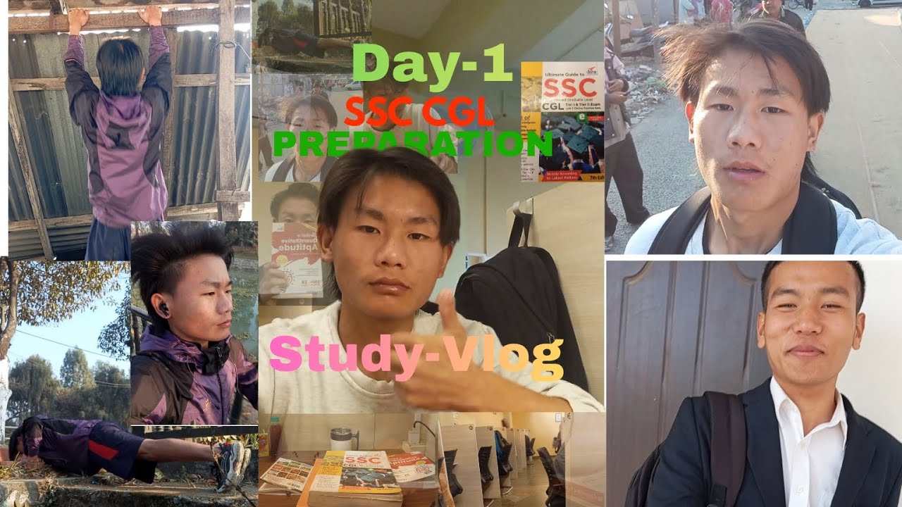 My First Day of SSC CGL Preparation 📚 || Study-Vlog || Daily Routine || SSC CGL Aspirants 