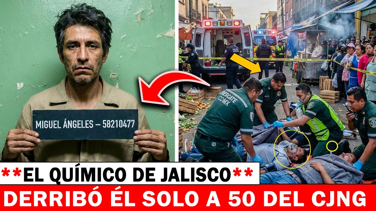 “EL QUÍMICO DE LA MUERTE” DE JALISCO: MIGUEL ÁNGELES Y EL PLAN LETAL CONTRA 50 DEL CJNG…