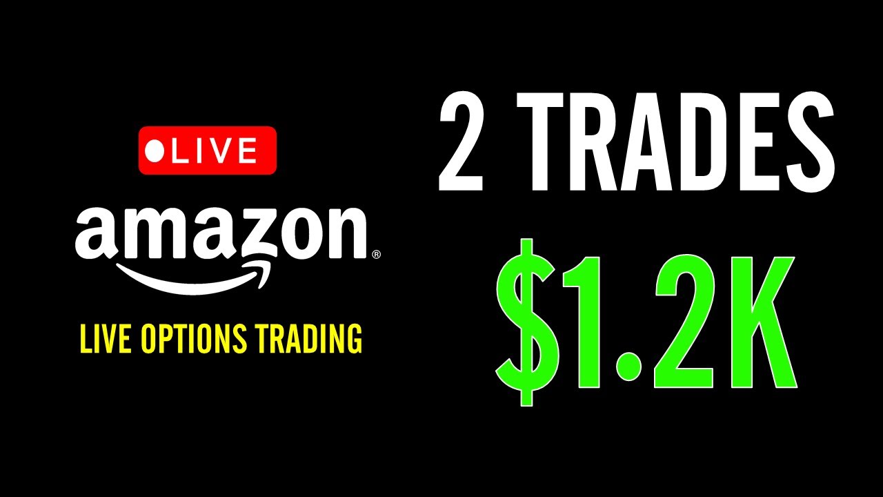 Options Trading Live | How I Made $1200 Day Trading Amazon Options | AMZN Stock