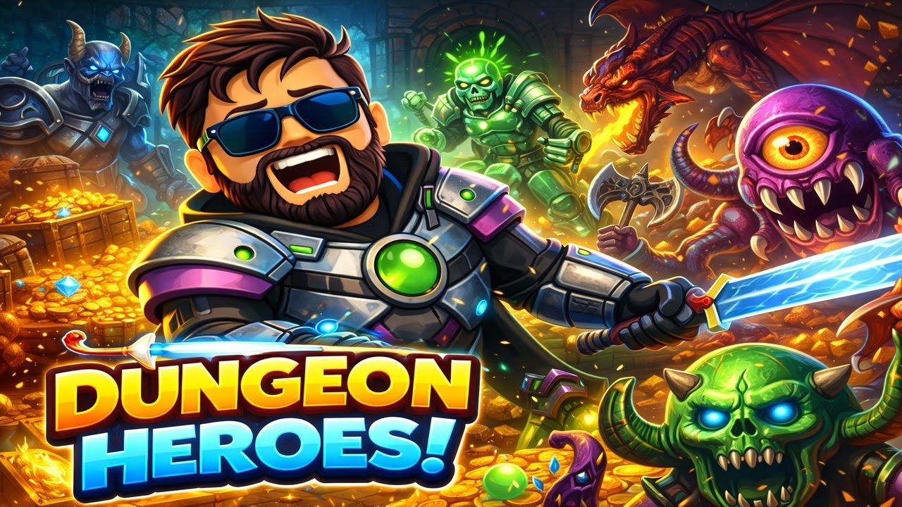 Playing Roblox Dungeon Heroes | Epic Dungeons & Loot