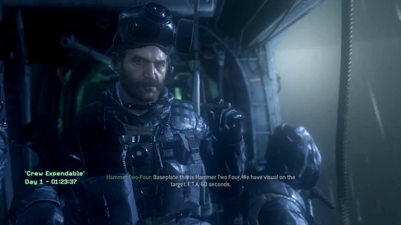 Call Of Duty: Modern Warfare Remastered (Xbox One X 4K HDR) Crew Expendable Walkthrough
