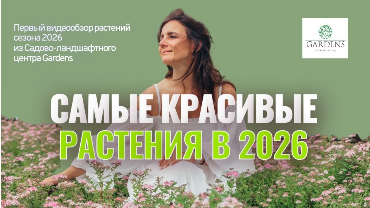 Обзор красвивый растений. Сезон 2026. первая фура.