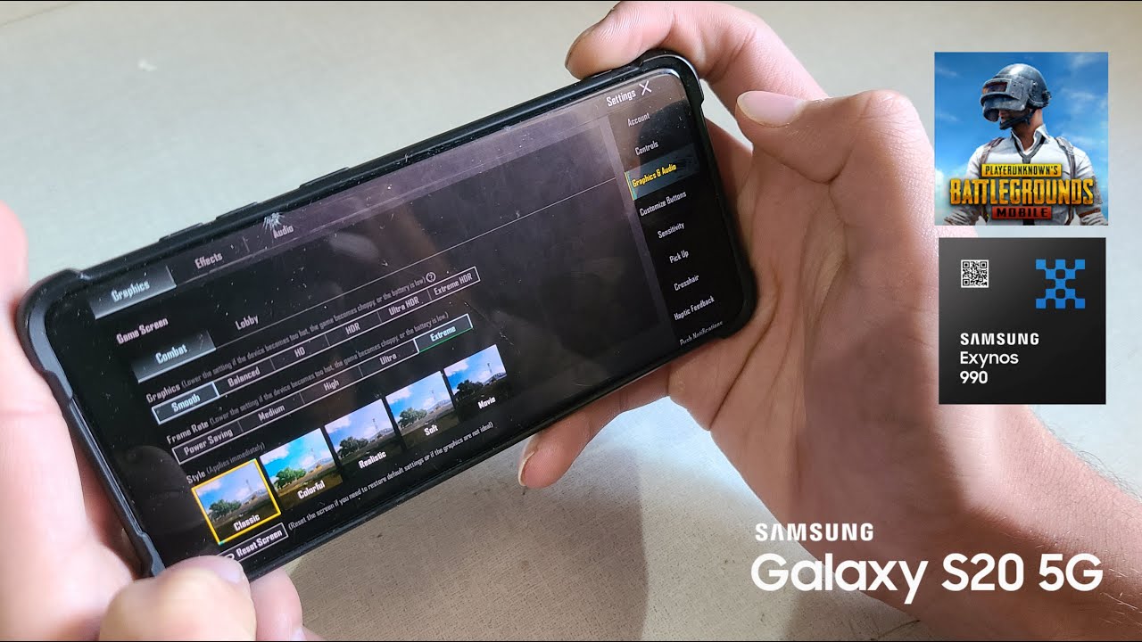 Galaxy S20 5G PUBG test 2023| Exynos 990 Max setting. #pubgmobile #galaxys20 #smartphone #exynos
