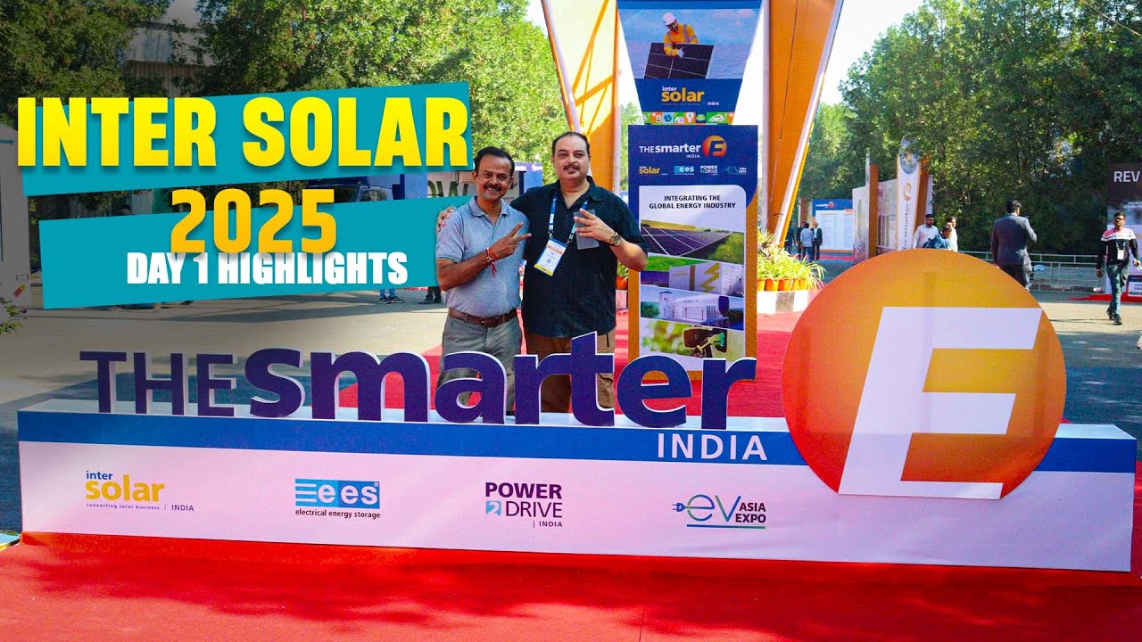 Inter Solar 2025 India – Day 1 Highlights | The Ultimate Expo for Solar Energy Solutions!