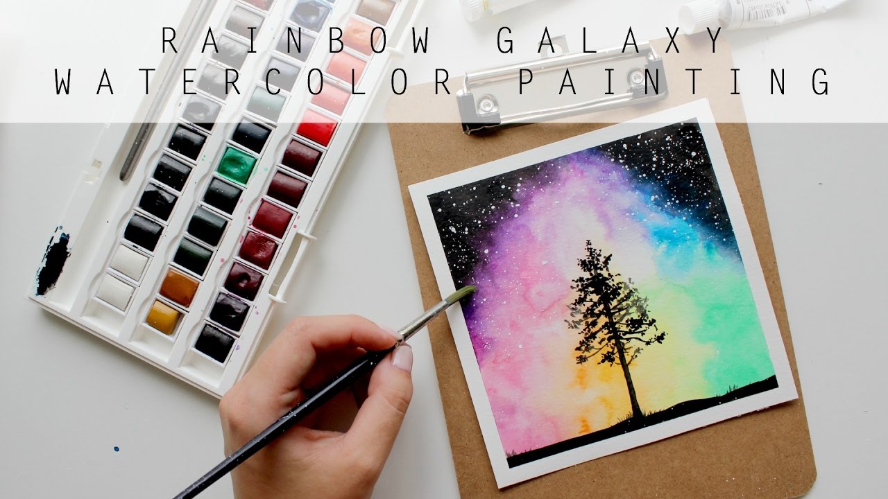 RAINBOW GALAXY | Time Lapse Painting | artbybee7 |