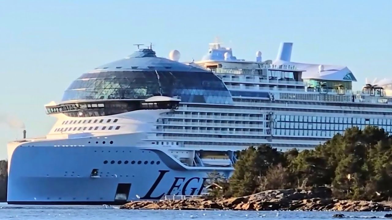 World's Largest Cruise Ship Legend of The Seas has Departed Finland | Royal Caribbean