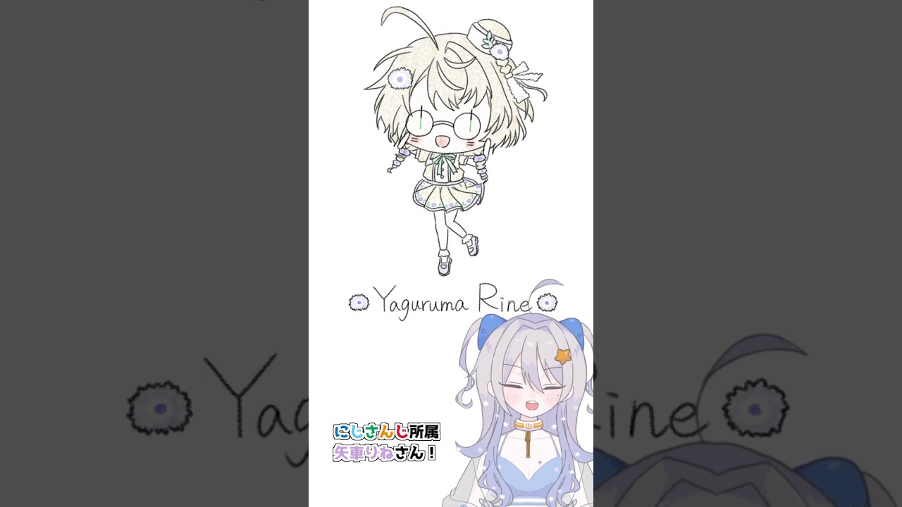 にじさんじのライバーさん全員描いてみたチャレンジ！【矢車りねさんver】#shorts #りねの自由帳 #矢車りね #描いてみた #イラストメイキング