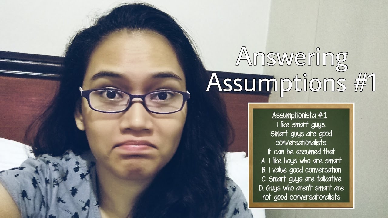 Answering Assumptions #1 - Civil Service Exam Review