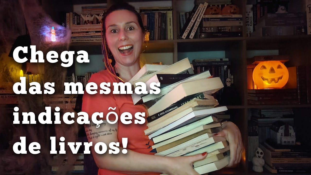 🎃 18 LIVROS DE TERROR BEM DIFERENTES DO QUE TODO MUNDO INDICA.