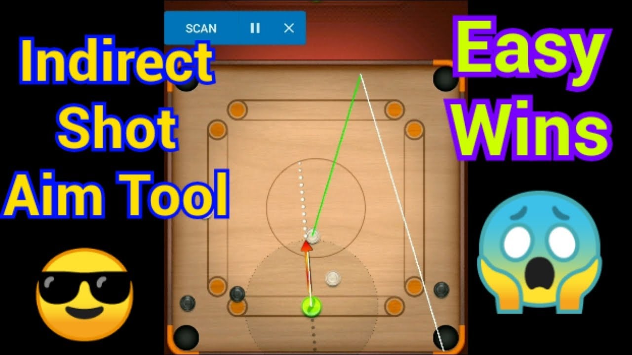 Carrom Pool Aim Tool | Indirect Shot Through BitAim | Latest | Easy Wins | Link in description
