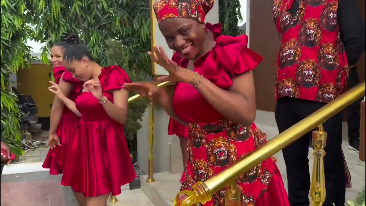 Peter Komba Gets a Grand entrance on a movie set
