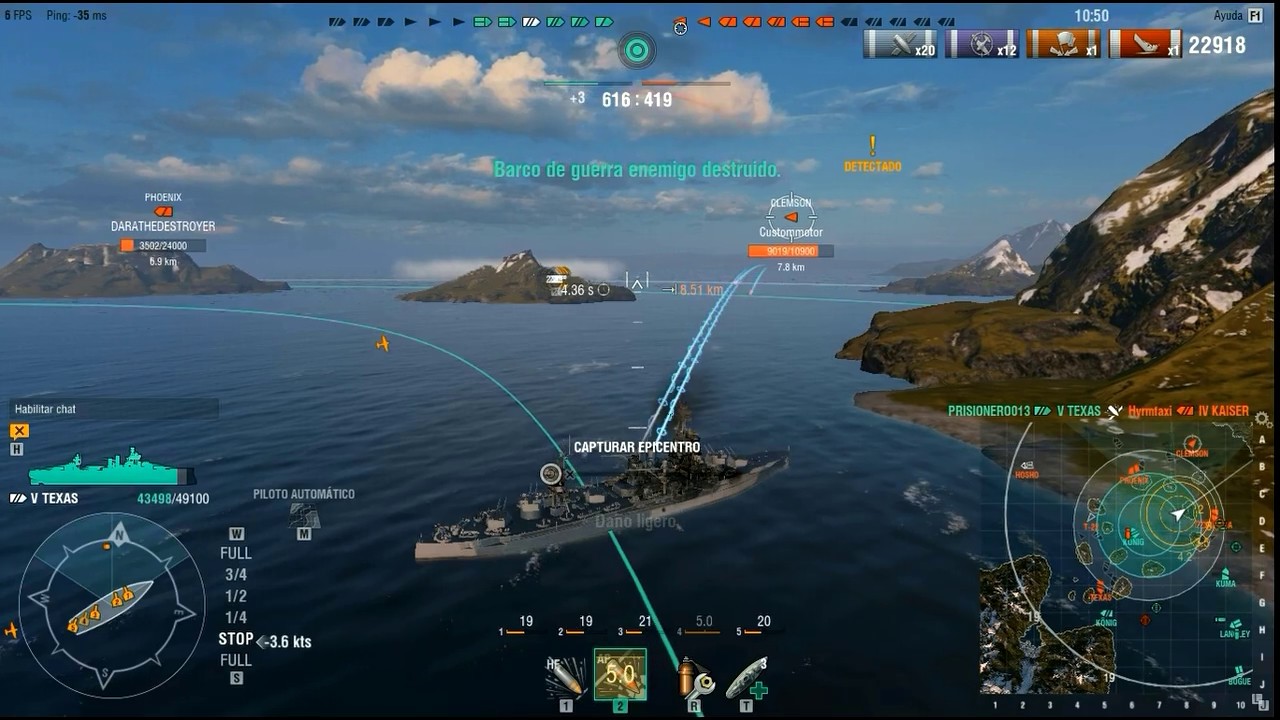 World of Warships A la caza del Bismarck
