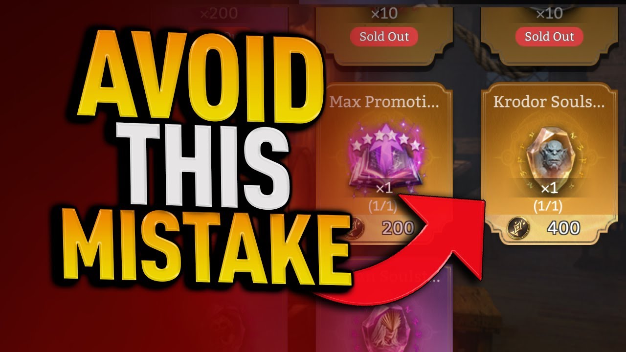 KNOW EXACTLY WHEN TO BUY THE RIGHT SOULSTONE! - Watcher of Realms
