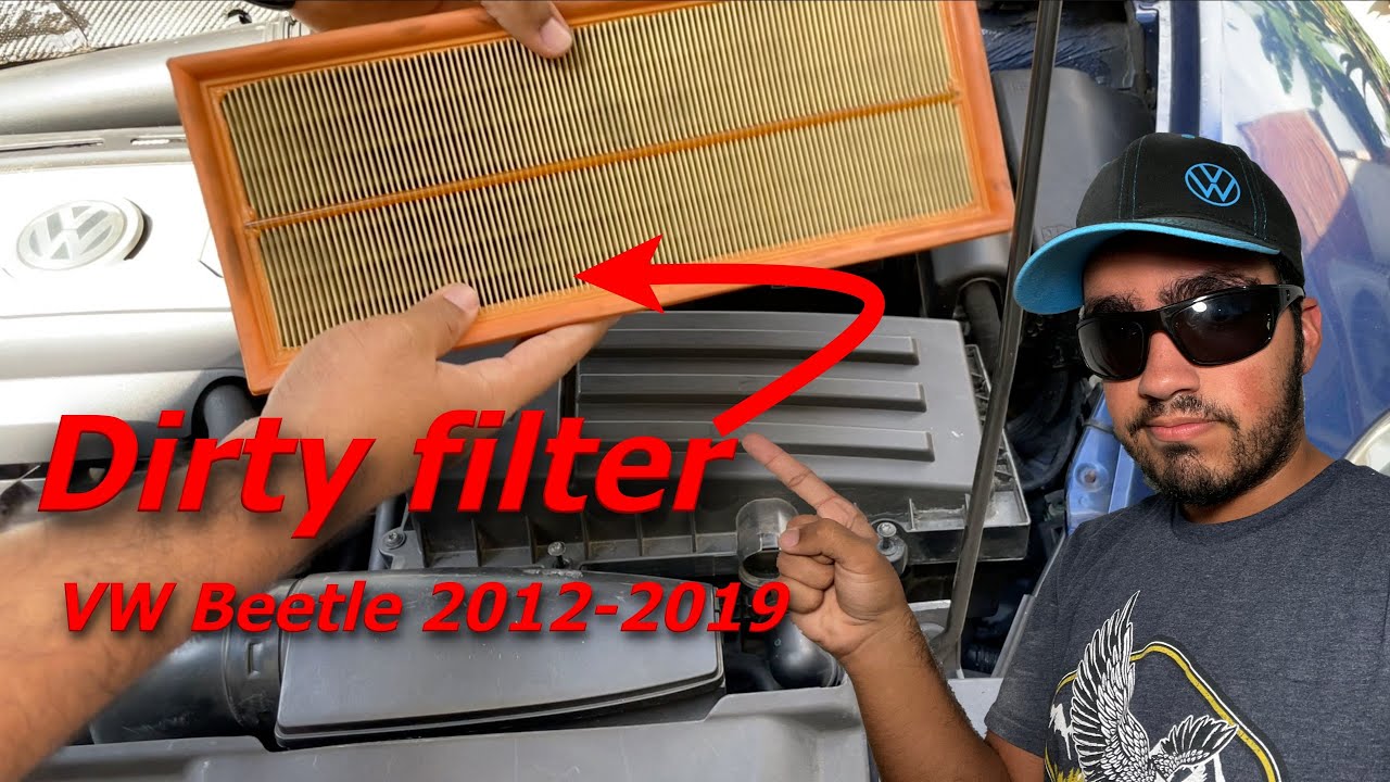 Changing Engine Air Filter for VW Beetle A5 2012-2019