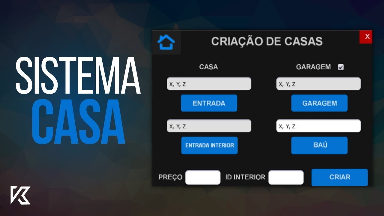 MTA:SA SISTEMA DE CASA + GARAGEM E BAU