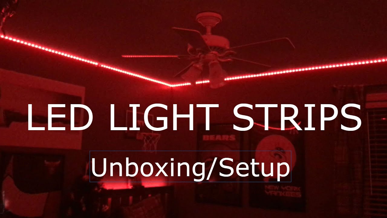 LED Light Strips Unboxing and Setup (Phopollo) [Room/Setup Upgrades #1]