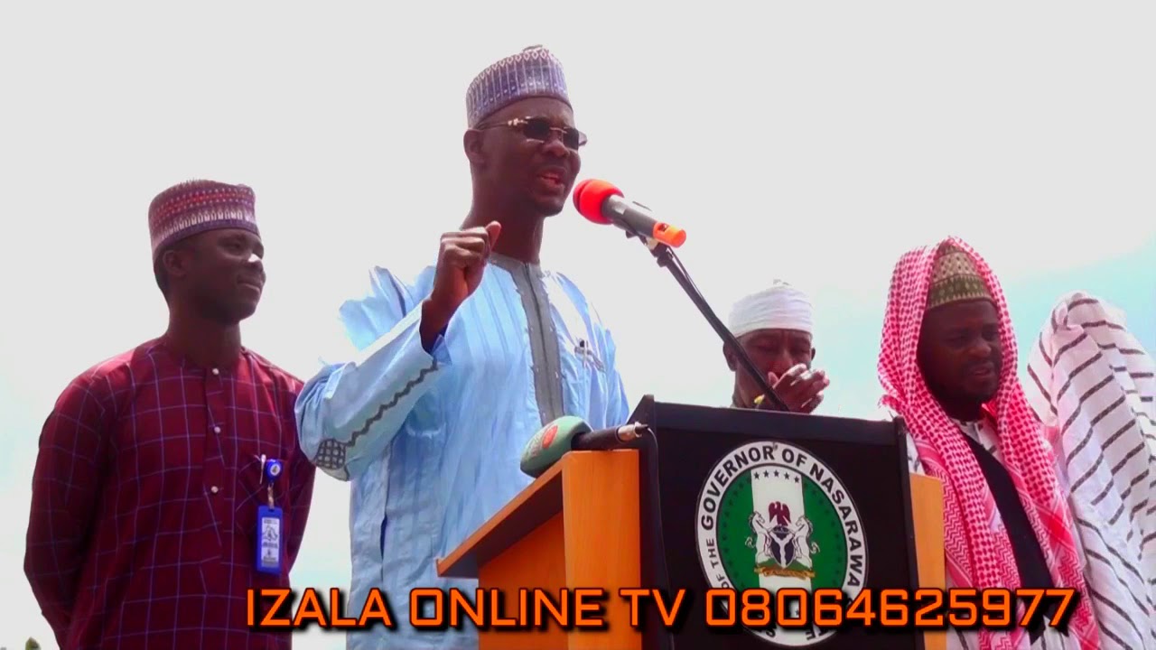 Wa'azin Gwamna Nasarawa Agun Rufe Musabaka Izala.
