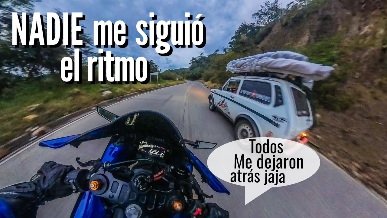 Me dejan atrás por culpa de tanto TRANSITO 😅 nos dio la noche en carretera | #motos #bikers #viajes 