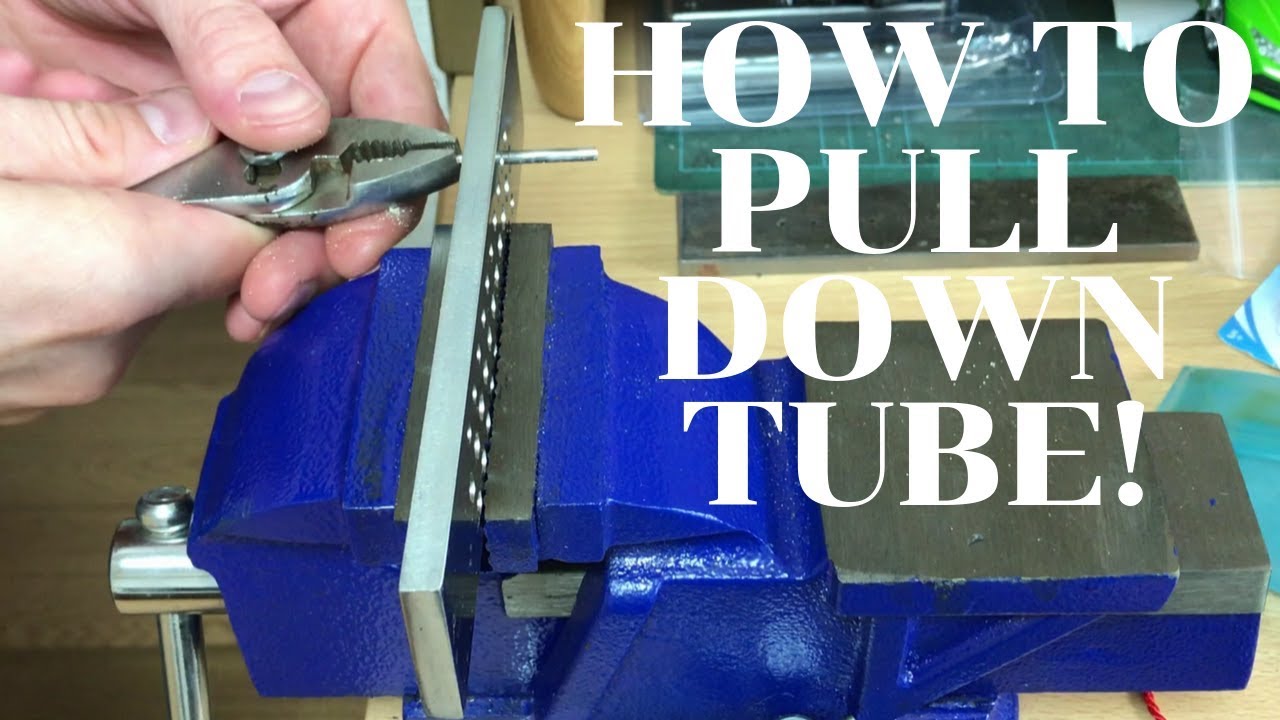 Jewellers skills. How to pull down tube