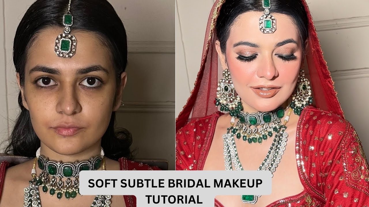 Quick Simple and Easy Bridal Makeup tutorial | Long Lasting Makeup ✨