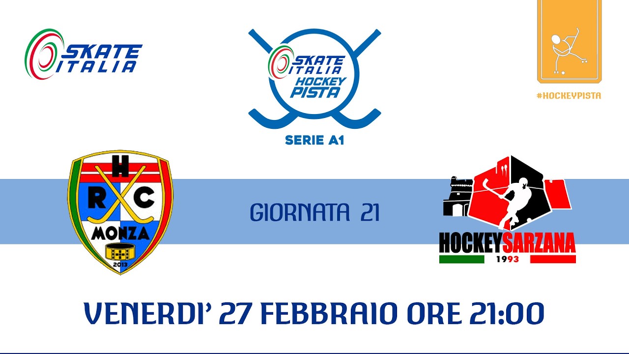 Serie A1 - G.21 - TeamServiceCar Monza x Hockey Sarzana