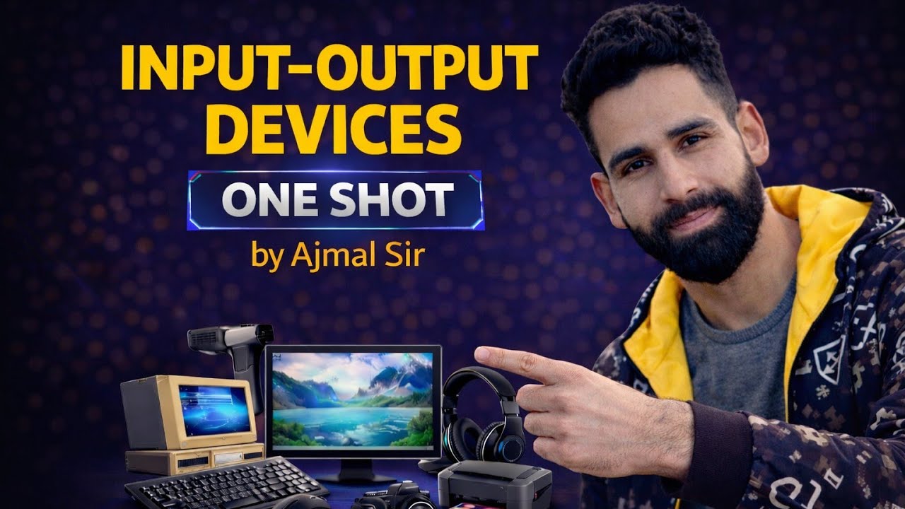 COMPUTER LECTURE 11 || INPUT & OUTPUT DEVICES || COMPUTER FOR JKSSB JUNIOR ASSISTANT 2026