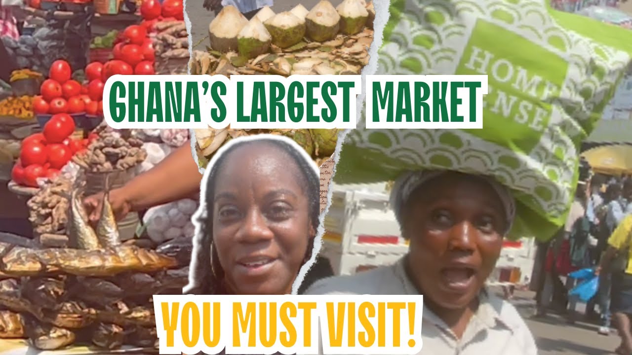 GHANA'S LARGEST MARKET! MAKOLA MARKET A MUST VISIT!