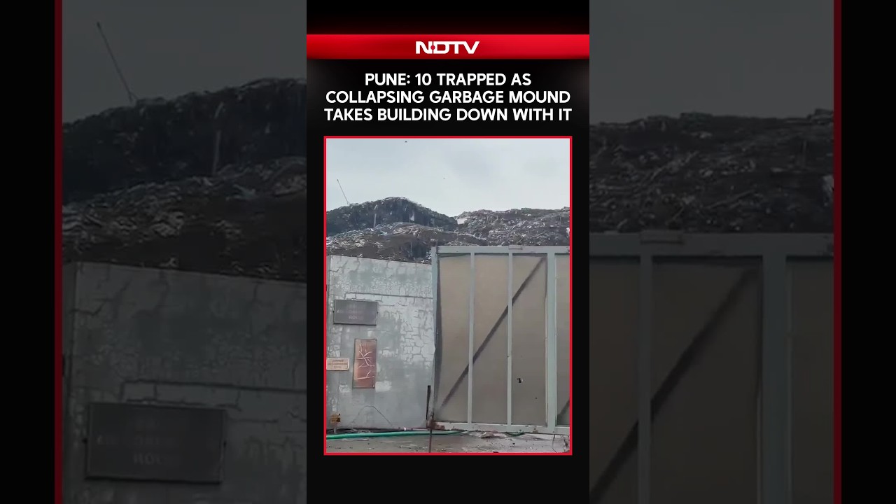 Pune: 10 Trapped As Collapsing Garbage Mound Takes Building Down With It